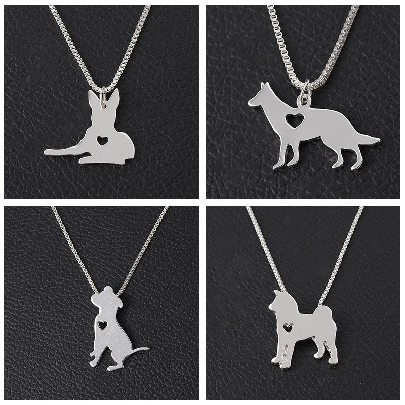 Pendant Necklaces EUPNHY 4 Styles Puppy Dog Hollow Heart Necklace Memorial Pet Chocker Long Chain Sweater Jewelry
Pendant Necklaces EUPNHY 4 Styles Puppy Dog Hollow Heart Necklace Memorial Pet Chocker Long Chain Sweater Jewelry