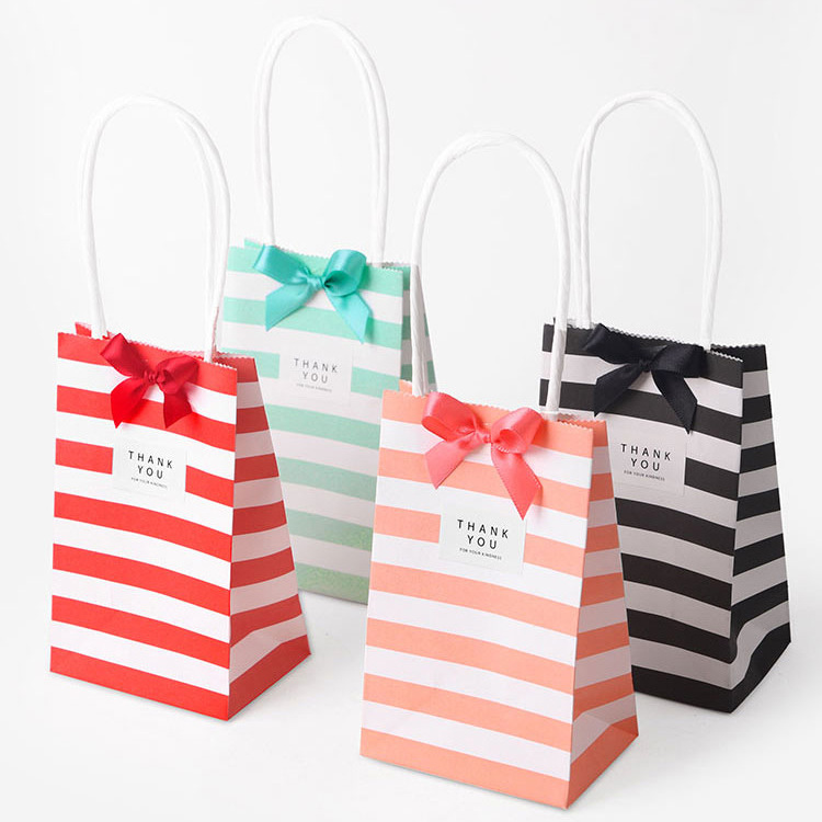 Small Paper Bag Tote Stripe Candy Color White Kraft Advertising Promotion Package Birthday Party Favor Wedding Gift Bag
Small Paper Bag Tote Stripe Candy Color White Kraft Advertising Promotion Package Birthday Party Favor Wedding Gift Bag