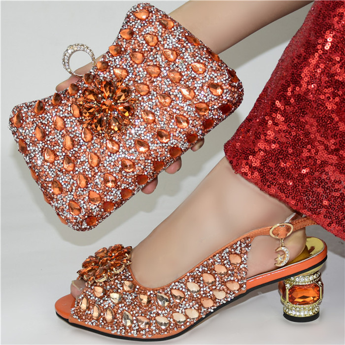Super High Nigerian Women Shoes and Bag Set for Party Italian Style Matching Shoes and Bag in Orange Color for Wedding
Super High Nigerian Women Shoes and Bag Set for Party Italian Style Matching Shoes and Bag in Orange Color for Wedding