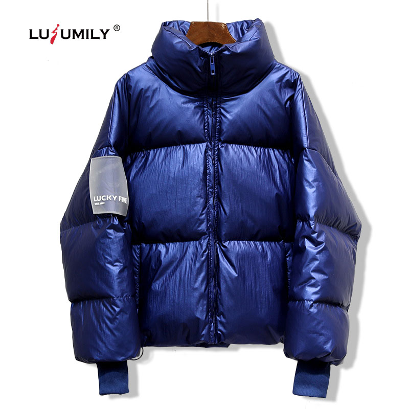 Lusumily 2019 Winter Glossy Down Parka Women's Jackets Winter Warm Blue Thick Jacket Loose Short Coat Women Outerwear, Black
Lusumily 2019 Winter Glossy Down Parka Women's Jackets Winter Warm Blue Thick Jacket Loose Short Coat Women Outerwear, Black