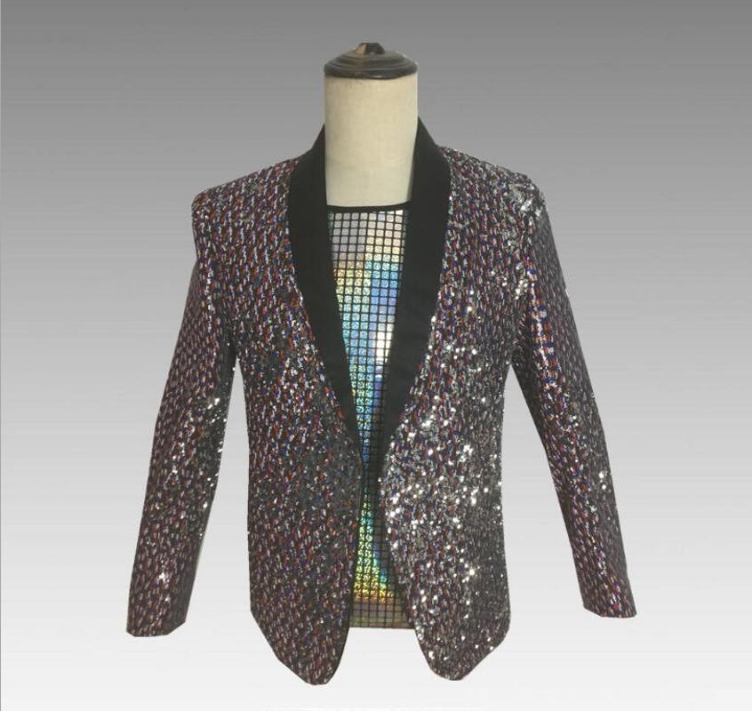 S-5XL New 2019 men's clothing fashion slim Bigbang Dazzling color printing flip-flop sequins long Suit plus size singer costumes, Colour
S-5XL New 2019 men's clothing fashion slim Bigbang Dazzling color printing flip-flop sequins long Suit plus size singer costumes, Colour