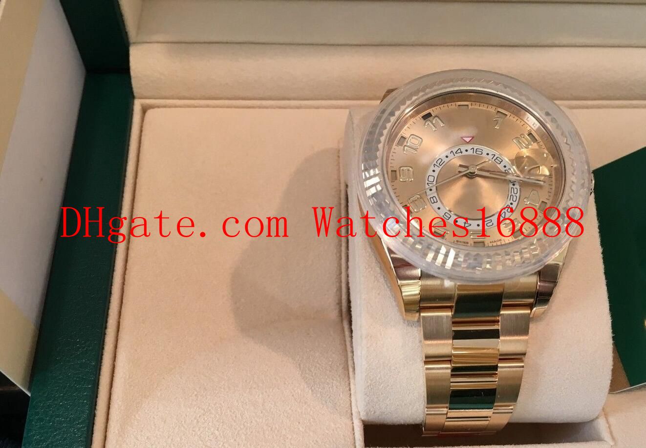 18K Yellow Gold Perpetual 42mm Sky-Dweller GMT Workin 326934 326933 326938 Asia 2813 Movement Automatic Mens Watch Watches Box/Papers
18K Yellow Gold Perpetual 42mm Sky-Dweller GMT Workin 326934 326933 326938 Asia 2813 Movement Automatic Mens Watch Watches Box/Papers