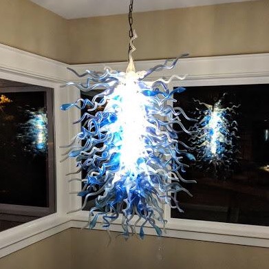 Lamp Blue Glass Crystal Chandeliers Pendant Light for Villa Staircase High Hanging Chandelier Lamps Latest Living Room Lights
Lamp Blue Glass Crystal Chandeliers Pendant Light for Villa Staircase High Hanging Chandelier Lamps Latest Living Room Lights