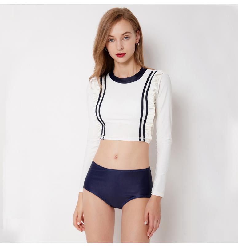 summer swimsuit navy style brief letter two-piece-flat-angle long sleeve sports cover-up prevent bask women summer suit
summer swimsuit navy style brief letter two-piece-flat-angle long sleeve sports cover-up prevent bask women summer suit