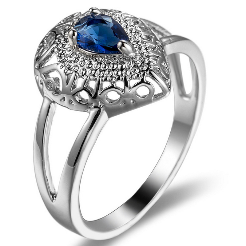 wholesale 2019 New Holiday gift Water Drop Vintage London Blue Topaz Gems Silver Ring For Women Wedding Jewelry Gift
wholesale 2019 New Holiday gift Water Drop Vintage London Blue Topaz Gems Silver Ring For Women Wedding Jewelry Gift