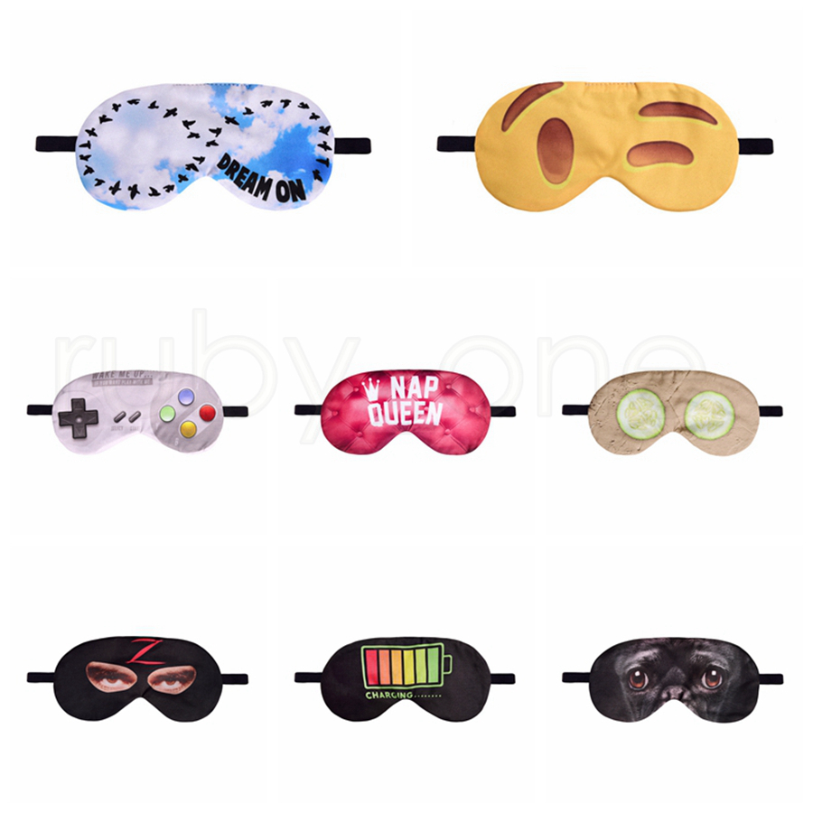 3D Printing Eye Sleep Masks Sleeping Eye Mask Lovely Eye Care Shade Blindfold Sleep Mask Eyes Cover Sleeping Tools Mascaras Para Dormir Para Los Ojos