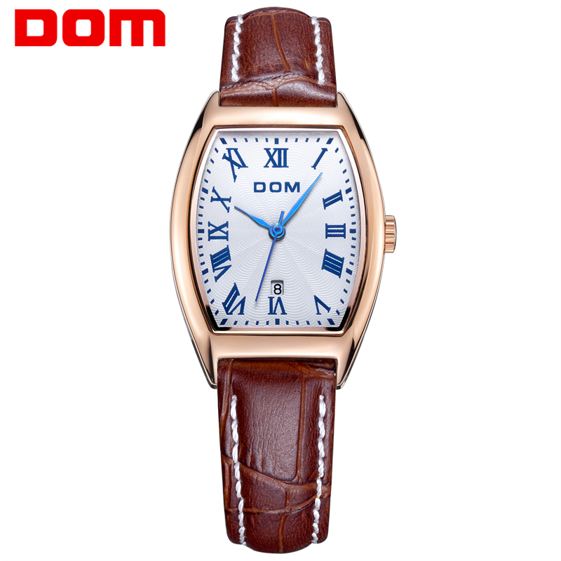 Genuine watch Brand Luxury Women Watches Dom G-1012 Business Rose Gold Stainless Steel Ladies Quartz Calendar Wrist watch, Slivery;brown
Genuine watch Brand Luxury Women Watches Dom G-1012 Business Rose Gold Stainless Steel Ladies Quartz Calendar Wrist watch, Slivery;brown