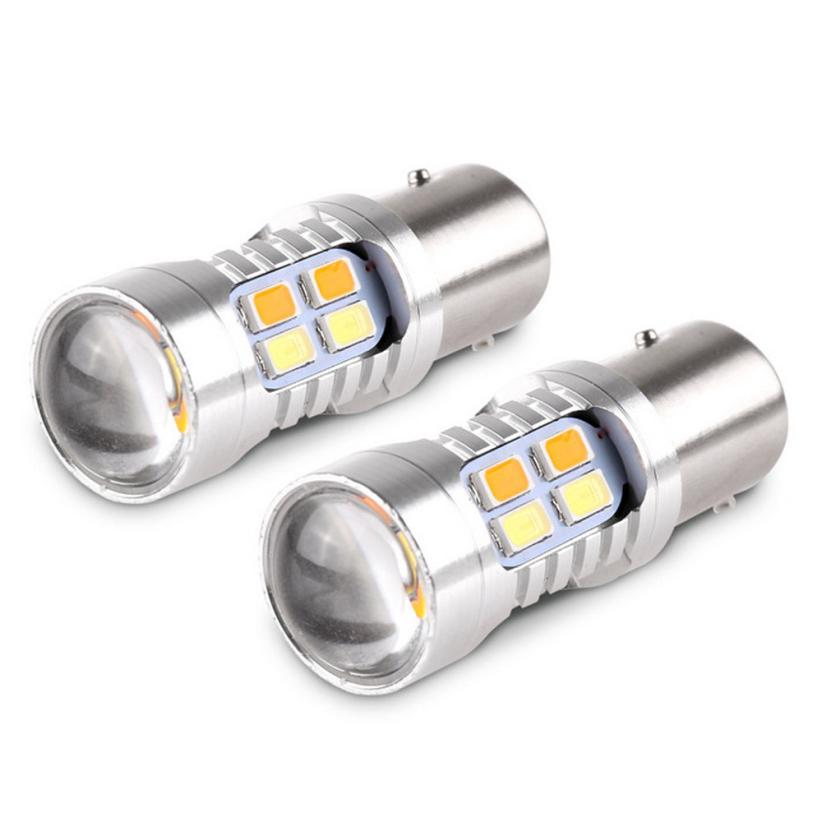 Franchise Super Bright 2X High Power 5730 Chip S25 3157 Dual Color Switchback SMD LED Tail BrakeLight Bulb Lamp #0415, As pic
Franchise Super Bright 2X High Power 5730 Chip S25 3157 Dual Color Switchback SMD LED Tail BrakeLight Bulb Lamp #0415, As pic