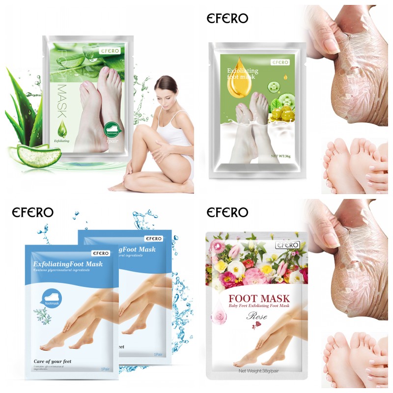 Efero Aloe Dead Skin Remover Foot Mask Exfoliating Feet Mask Socks for Pedicure Peeling Masks Dead Skin Moisture 2pcs=1pair
Efero Aloe Dead Skin Remover Foot Mask Exfoliating Feet Mask Socks for Pedicure Peeling Masks Dead Skin Moisture 2pcs=1pair