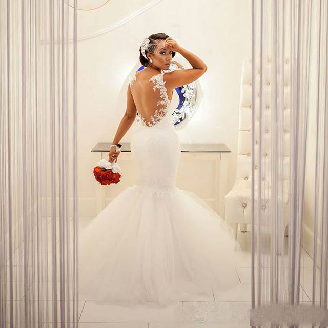 South Africa Mermaid Wedding Dresses Spaghetti Sweetheart Lace Appliques Sexy Plus Size Wedding Dress Sheer Backless Long Bridal Gowns