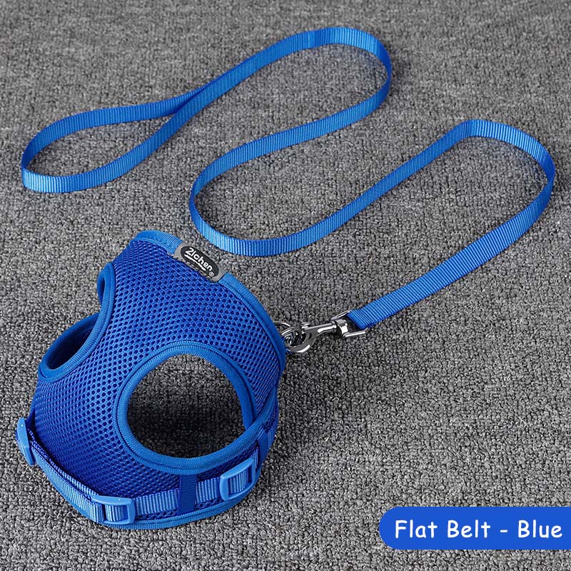 2020 I-shaped Mesh Vest Dog Harness and Leash Two-piece Set for Pug Adjustable Walking Nylon Rope for Small Medium Pet Products
2020 I-shaped Mesh Vest Dog Harness and Leash Two-piece Set for Pug Adjustable Walking Nylon Rope for Small Medium Pet Products