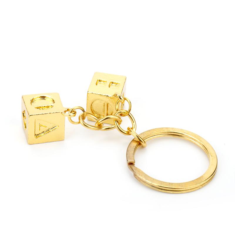 dongsheng Lucky DKeychain Pendant Key Chain for Women Men Fans Car Keyring Jewelry-50