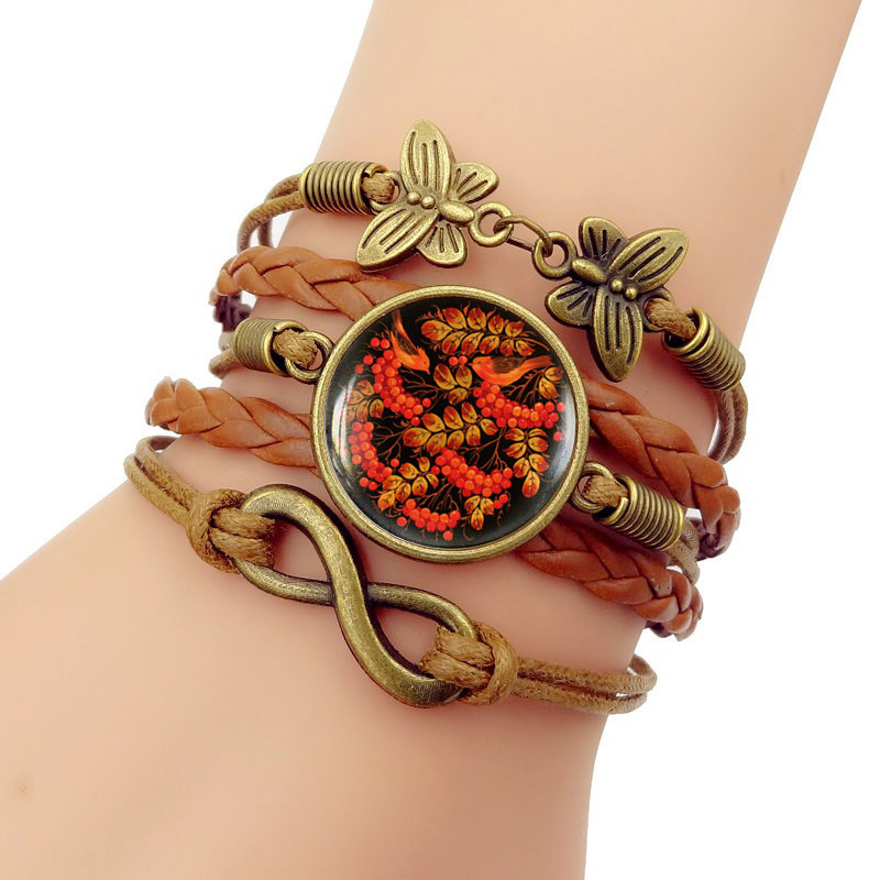 Accessories Red Berry Printing Time Bracelet Multi-storey Manual Weave Group Combine Hand Decorate
Accessories Red Berry Printing Time Bracelet Multi-storey Manual Weave Group Combine Hand Decorate