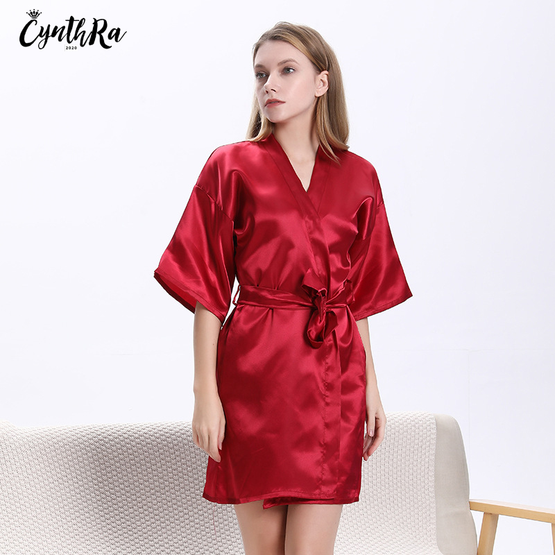 CYNTHRA 2020 Sleep Tops Ice Silk Pajamas Female Summer Bathrobe Thin Section Ladies Simulation Silk Home Robe Sexy Pyjamas Women, Blue
CYNTHRA 2020 Sleep Tops Ice Silk Pajamas Female Summer Bathrobe Thin Section Ladies Simulation Silk Home Robe Sexy Pyjamas Women, Blue