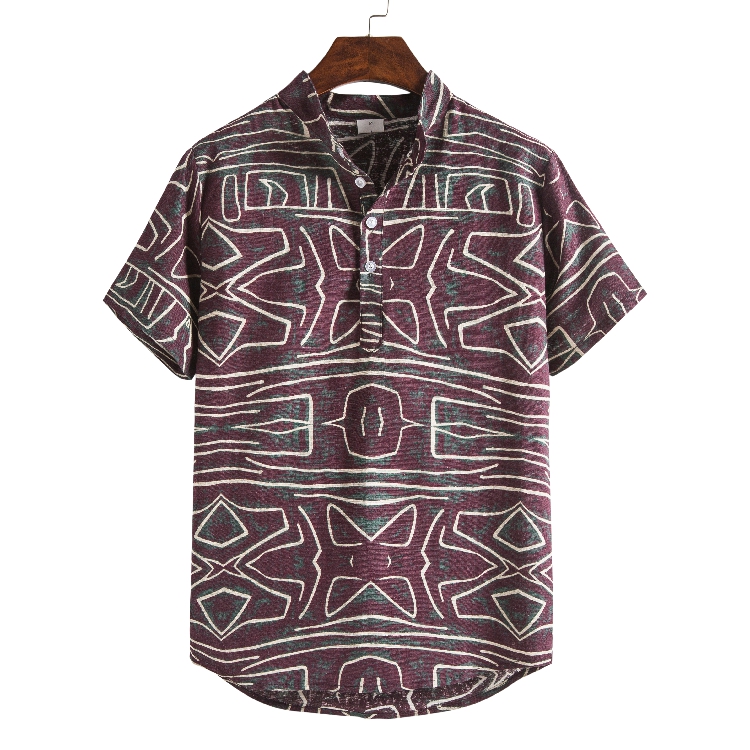 Brand Summer Men Linen Short Sleeve Hawaiian Shirt Irregular Plaid Printed Mens Beach Shirts Breathable Mandarin Collar Chemise, Pl13
Brand Summer Men Linen Short Sleeve Hawaiian Shirt Irregular Plaid Printed Mens Beach Shirts Breathable Mandarin Collar Chemise, Pl13