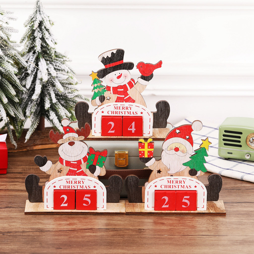 Christmas Decoration Calendar Decoration Creative Wooden DIY For Office Desktop Merry Christmas Gift 2019 New
Christmas Decoration Calendar Decoration Creative Wooden DIY For Office Desktop Merry Christmas Gift 2019 New