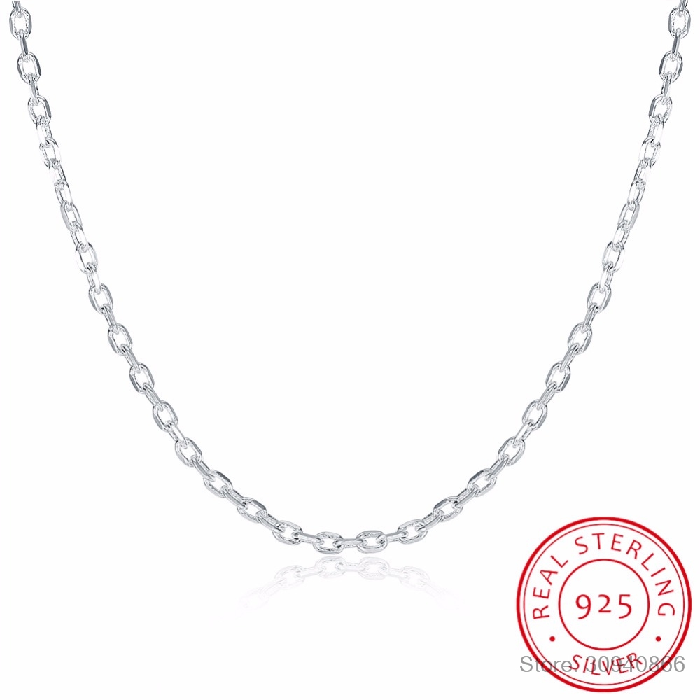 LEKANI Woman's Fine Jewelry 925 Sterling Silver Flat ROLO Chain Necklace Charm 2MM Wide Silver Necklace 16"18" 20" 22" 24
LEKANI Woman's Fine Jewelry 925 Sterling Silver Flat ROLO Chain Necklace Charm 2MM Wide Silver Necklace 16"18" 20" 22" 24
