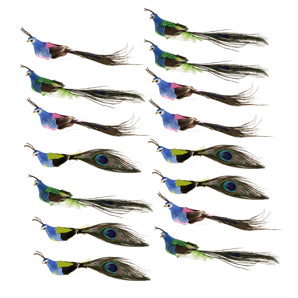15 x foam handcraft small peacock birds figurine ornament for garden lawn patio yard
15 x foam handcraft small peacock birds figurine ornament for garden lawn patio yard