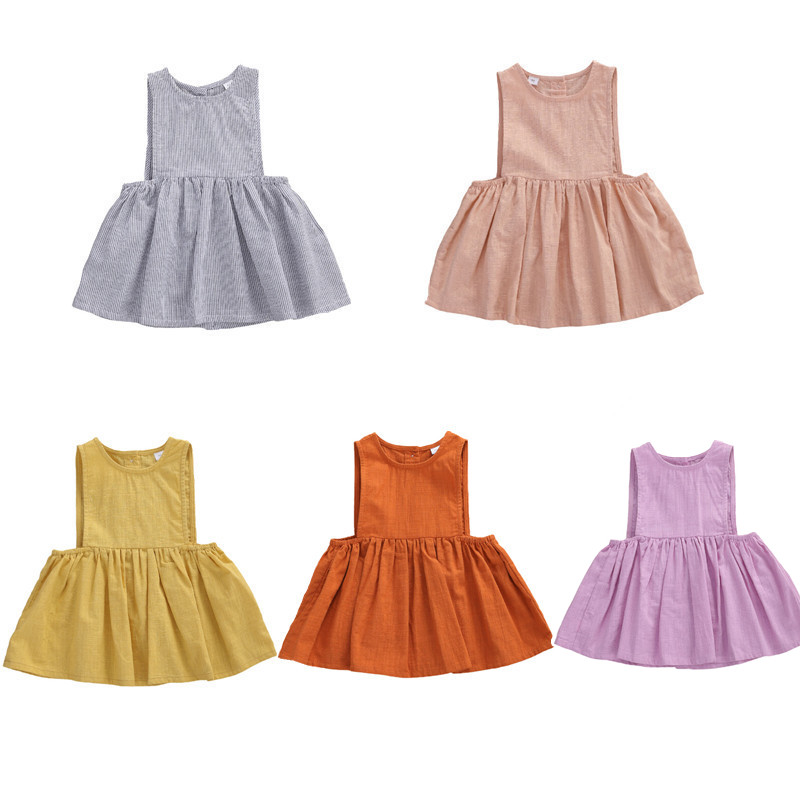 Pudcoco Baby Summer Clothing Lovely Infant Baby Girls Dress Solid Sleeveless Button A-Line Mini Sundress Clothes 0-24M
Pudcoco Baby Summer Clothing Lovely Infant Baby Girls Dress Solid Sleeveless Button A-Line Mini Sundress Clothes 0-24M
