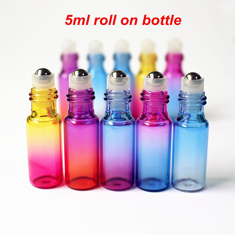 5 Pcs 5ML Mini Gradient Color Refillable Bottles Thick Glass Roll On Essential Oil Empty Perfume Bottles Roller Ball Bottle
5 Pcs 5ML Mini Gradient Color Refillable Bottles Thick Glass Roll On Essential Oil Empty Perfume Bottles Roller Ball Bottle