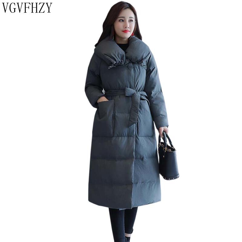 2018 new winter long down jacket big yards thick warm loose women European American style high-quality white duck down jacket, Blue
2018 new winter long down jacket big yards thick warm loose women European American style high-quality white duck down jacket, Blue