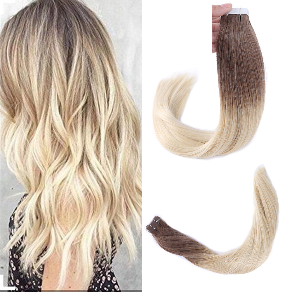 Top quality 8A-indian remy human hair Straight wave PU tape on hair Extensions 2.5g per piece, Ombre Color 6T613# 40pcs, Black
Top quality 8A-indian remy human hair Straight wave PU tape on hair Extensions 2.5g per piece, Ombre Color 6T613# 40pcs, Black