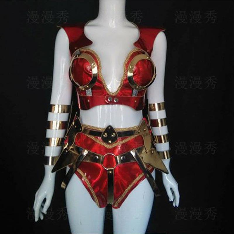 Mechanical Dance Costume Female Singer Nightclub Bar Stage Costumes Cosplay Clothes Mirror Laser Bikini Suit Costume DWY2630, As picture
Mechanical Dance Costume Female Singer Nightclub Bar Stage Costumes Cosplay Clothes Mirror Laser Bikini Suit Costume DWY2630, As picture
