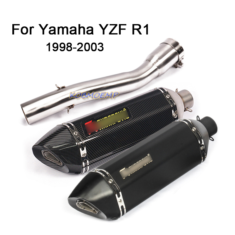 For Yamaha YZF R1 1998-2003 Motorcycle Exhaust Pipe Connecting Middle Pipe Muffler Pipe Stainless Steel Tail Tube
For Yamaha YZF R1 1998-2003 Motorcycle Exhaust Pipe Connecting Middle Pipe Muffler Pipe Stainless Steel Tail Tube