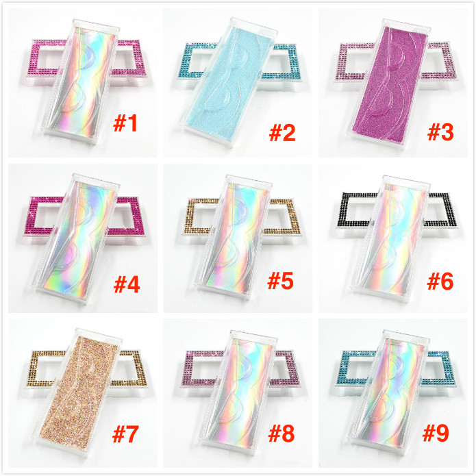 15 styles Glitter Diamond 3D False Eyelashes Cases Mink Lashes Boxes Packaging Empty Lash Case Bling Glitter Eyelash Box free DHL
15 styles Glitter Diamond 3D False Eyelashes Cases Mink Lashes Boxes Packaging Empty Lash Case Bling Glitter Eyelash Box free DHL