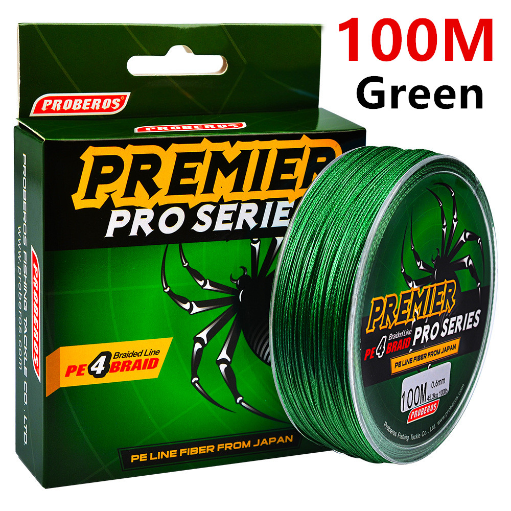 100Meters/1box Green Fishing Lines 4 Stands Braid Line Available 6LB-100LB(2.7KG-45.3KG) PE Line Pesca Fishing Tackle B14_2
100Meters/1box Green Fishing Lines 4 Stands Braid Line Available 6LB-100LB(2.7KG-45.3KG) PE Line Pesca Fishing Tackle B14_2