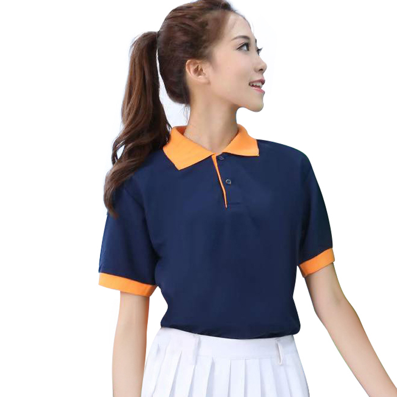 Brand New Polo Shirt Ladies Casual Breathable Comfortable Summer Tops Women Students Girls Short Sleeve Patchwork Polo Shirts, White
Brand New Polo Shirt Ladies Casual Breathable Comfortable Summer Tops Women Students Girls Short Sleeve Patchwork Polo Shirts, White