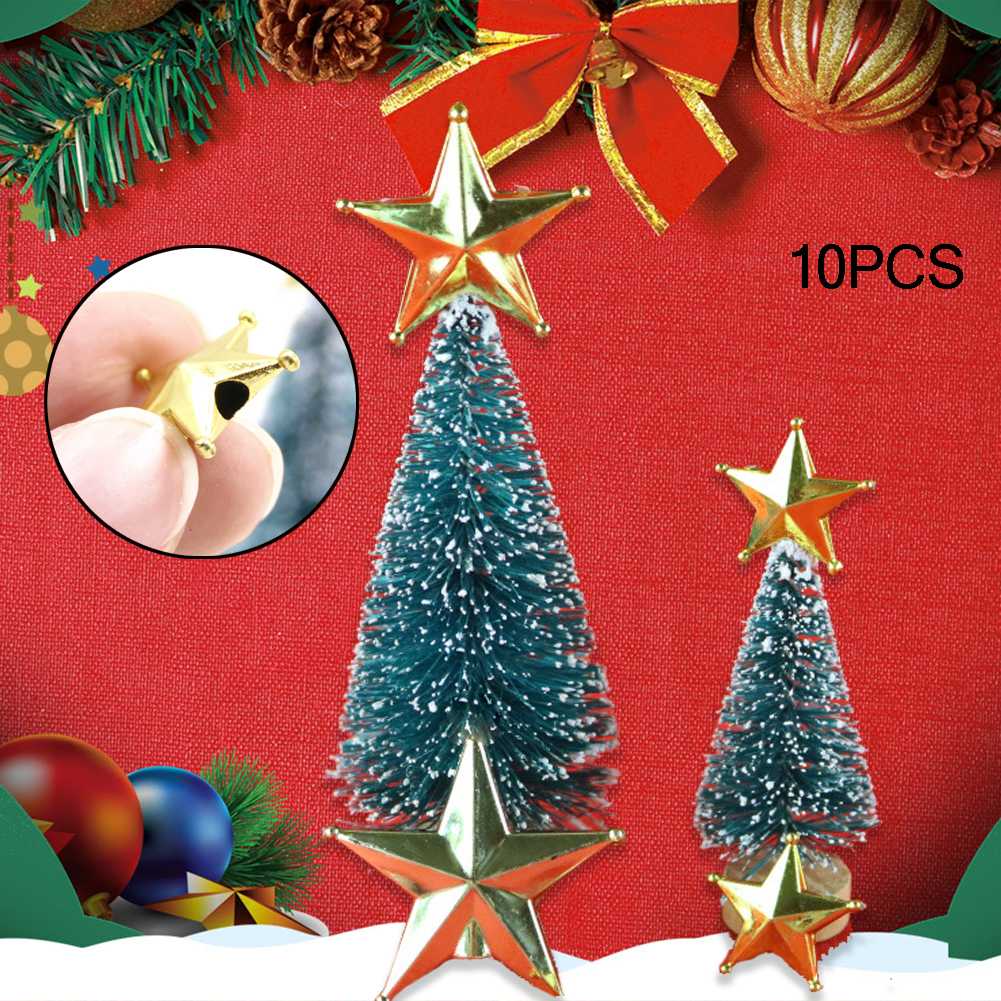 10 Pcs Star Christmas Tree Decoration Mini Christmas Tree Star Topper Gold Ornament Party Decor Sparkle Glamorous Decoration
10 Pcs Star Christmas Tree Decoration Mini Christmas Tree Star Topper Gold Ornament Party Decor Sparkle Glamorous Decoration