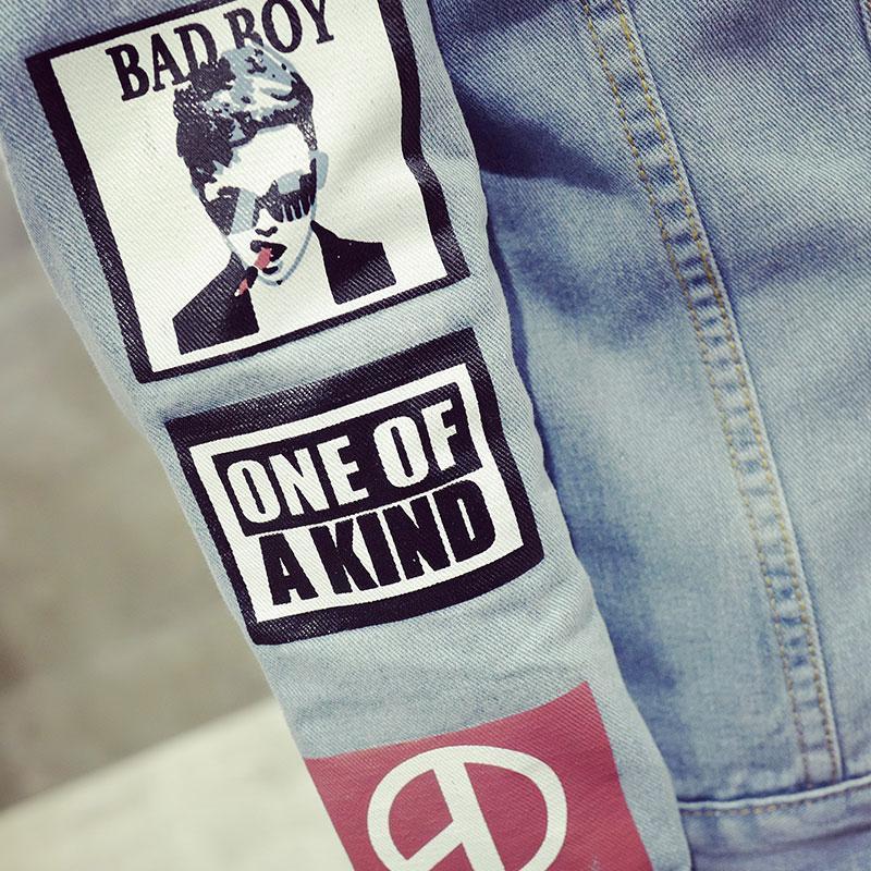 Fahion-- Plus Size M-5XL 2024 Men's Denim Jacket high quality fashion Jeans Jackets Slim casual streetwear Vintage Mens jean clothing