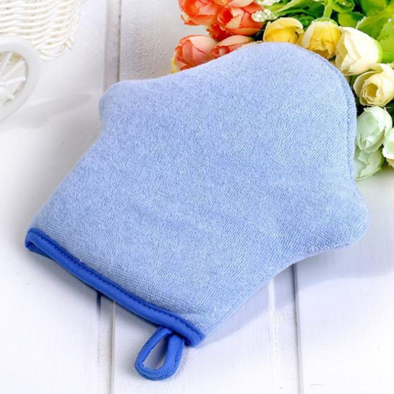 Cartoon comfortable fabric towel rub bath gloves Cuozao towels bathroom child baby shower massage F2142