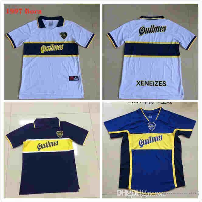 1997 98 retro classic boca juniors 2000 2001 Boca Junior retro Soccer jersey #10 ROMAN #9 PALERMO diego maradona riquelme football shirt, White
1997 98 retro classic boca juniors 2000 2001 Boca Junior retro Soccer jersey #10 ROMAN #9 PALERMO diego maradona riquelme football shirt, White