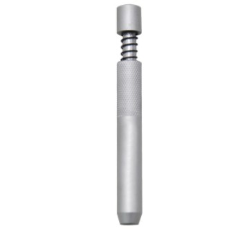 Metal Pipe One Hitter Bat 78MM Aluminum Spring Smoking Pipe Cigarette Dugout Pipes Tobacco Pipes Smoking Accessories