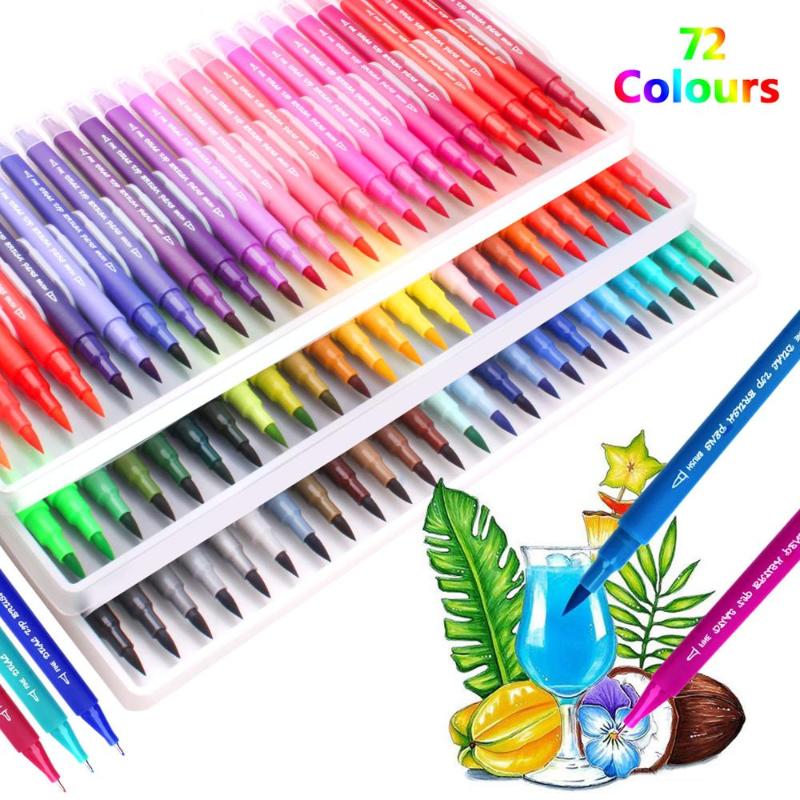 TOUCHNEW 48/60/72/100 Colours Dual Tip Brush Marker Pens Felt Tip Fineliner Pens Watercolor Drawing Marker
TOUCHNEW 48/60/72/100 Colours Dual Tip Brush Marker Pens Felt Tip Fineliner Pens Watercolor Drawing Marker