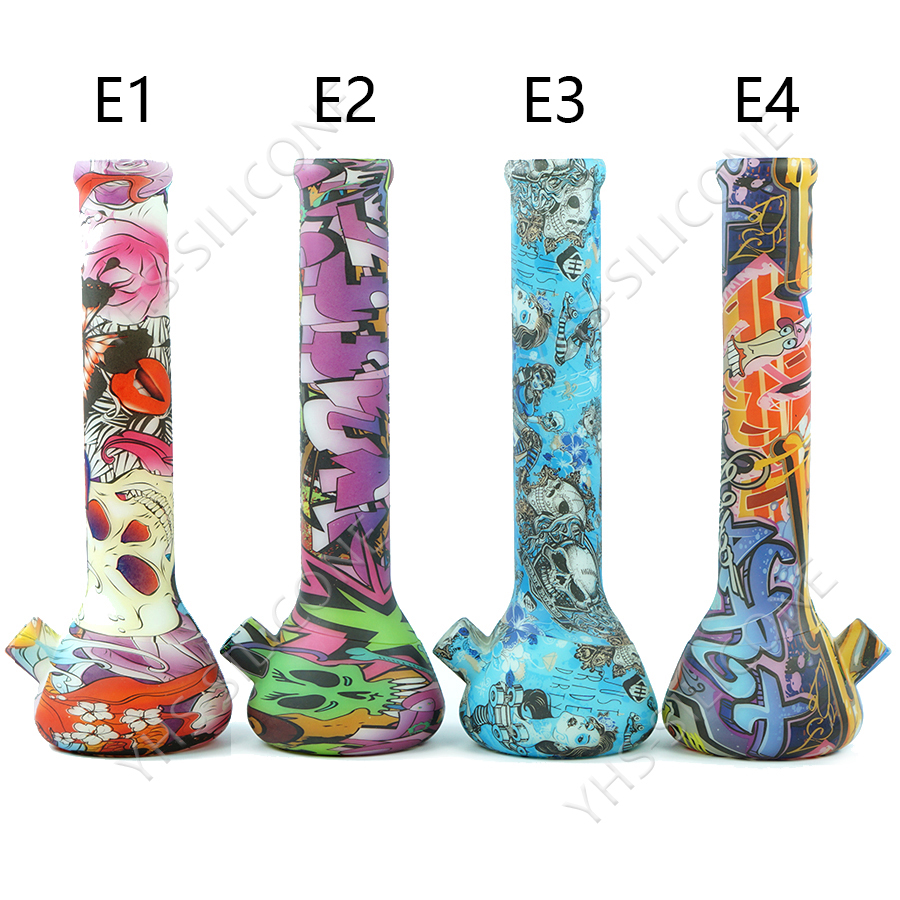 13.5" bongs Glow in the dark beaker bong Glass Bongs silicone Heady Pipes shisha hookah Dab Rig Tobacco water pipe vase with glass bowl
13.5" bongs Glow in the dark beaker bong Glass Bongs silicone Heady Pipes shisha hookah Dab Rig Tobacco water pipe vase with glass bowl