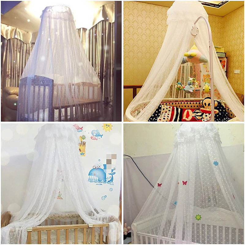 Baby Crib Mosquito Net For Infants Portable Newborn Cot Folding Canopy Boys Girls Summer Netting Portector Children's Bed Wigwam C19041901