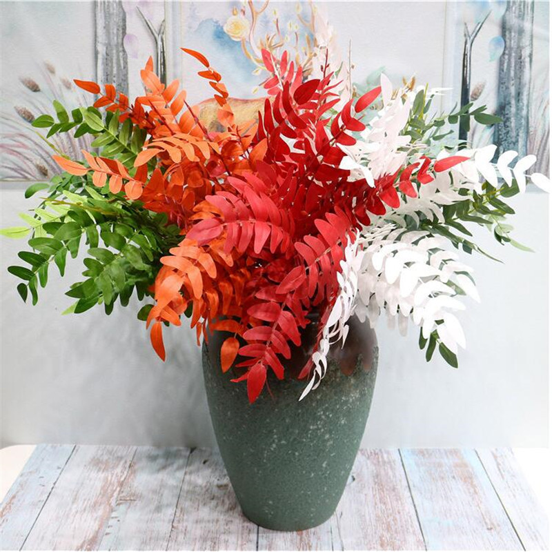 Fake Eucalyptus Leaf (5 stems/bunch) 25.59" Length Simulation Locust tree for Home Wedding Decorative Artificial Plants, White
Fake Eucalyptus Leaf (5 stems/bunch) 25.59" Length Simulation Locust tree for Home Wedding Decorative Artificial Plants, White