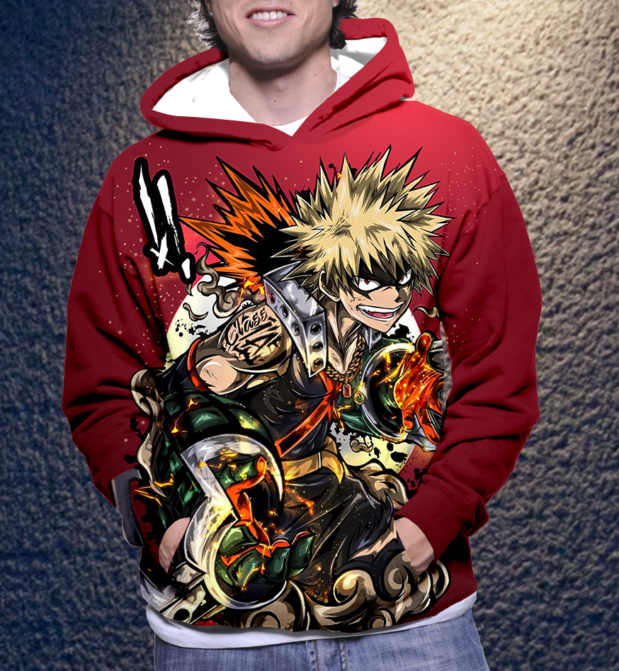 2019 3d My hero academia hoodies WomenMen Long Sleeve Casual Hooded Sweatshirts Popular Streetwear Hoodies T200102
