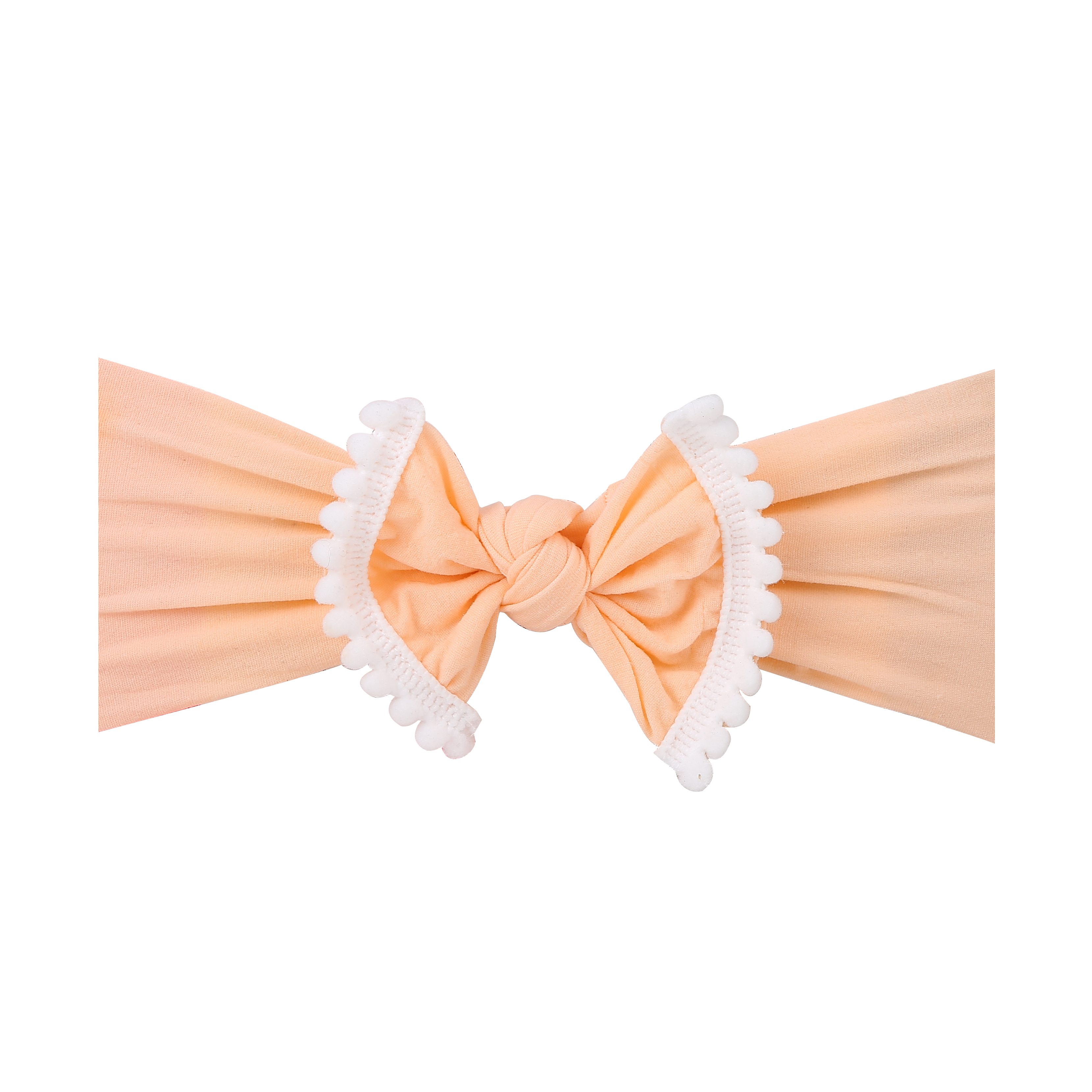Simple and fashionable super soft hair ball nylon wide hair band children's hair headband