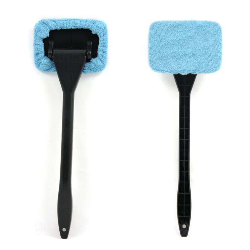 Update Handy Auto Window Cleaner Microfiber Windshield Brush Vehicle Home Washing Towel Glass Wiper Dust Remover Car Cleaning Tool