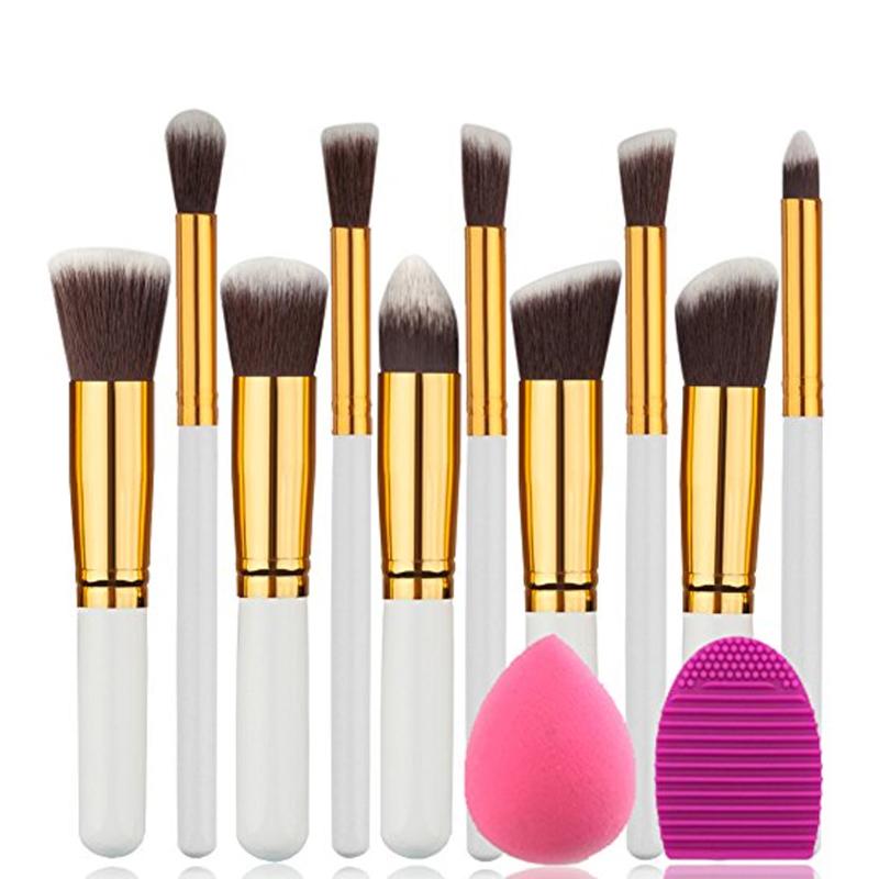 1set Makeup Brush Set Artificial Bristle Cosmetic Brush Makeup Beauty Tool Face Blending Gold White Sponge Included
1set Makeup Brush Set Artificial Bristle Cosmetic Brush Makeup Beauty Tool Face Blending Gold White Sponge Included