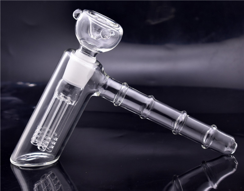 Mini Glass Hammer Bongs 6 Arm Percolator Portable Smoking water pipes bubbler Glass oil burner bongs with 18mm oil burner pipe and bowl
Mini Glass Hammer Bongs 6 Arm Percolator Portable Smoking water pipes bubbler Glass oil burner bongs with 18mm oil burner pipe and bowl