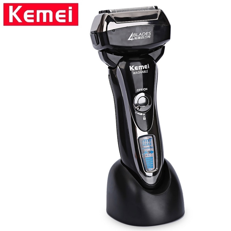 Electric Shavers Kemei KM-5568 Washable 4 Heads Shaver For Men Rechargeable Shaving Machine Professional Razor Trimmer
Electric Shavers Kemei KM-5568 Washable 4 Heads Shaver For Men Rechargeable Shaving Machine Professional Razor Trimmer