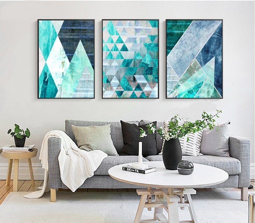 Abstract Geometric Turquoise Canvas Art Posters Canvas Prints Nordic Painting Wall Pictures for Living Room Home Decor 3 Pieces
Abstract Geometric Turquoise Canvas Art Posters Canvas Prints Nordic Painting Wall Pictures for Living Room Home Decor 3 Pieces