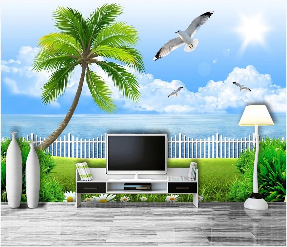 3d photo wallpaper custom mural 3D stereo seagull blue sky green seascape background wall painting stickers wall mural 3d landscapes room, Non-woven
3d photo wallpaper custom mural 3D stereo seagull blue sky green seascape background wall painting stickers wall mural 3d landscapes room, Non-woven