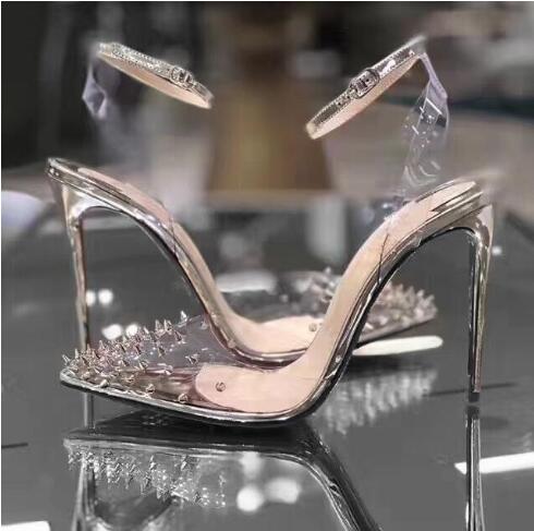 The latest hot seller of women's red heels fashion transparent rivets shallow mouthed pointed wedding shoes for women's party dresses #10, Black
The latest hot seller of women's red heels fashion transparent rivets shallow mouthed pointed wedding shoes for women's party dresses #10, Black