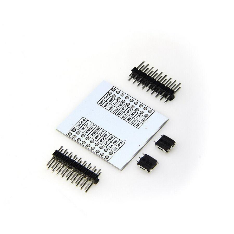 500pcs ESP32 ESP32S IO Adapter Base Board Pinboard Converter With 4 Row Pins For ESP-32S Wireless WiFi Bluetooth Module
500pcs ESP32 ESP32S IO Adapter Base Board Pinboard Converter With 4 Row Pins For ESP-32S Wireless WiFi Bluetooth Module